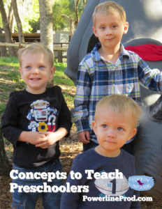 Concepts to Teach Preschoolers