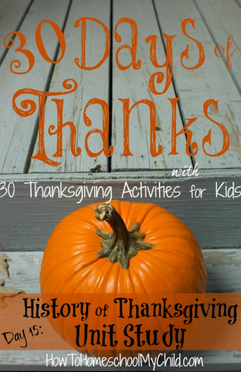30 Days of Thanks - Thanksgiving Activities for Kids