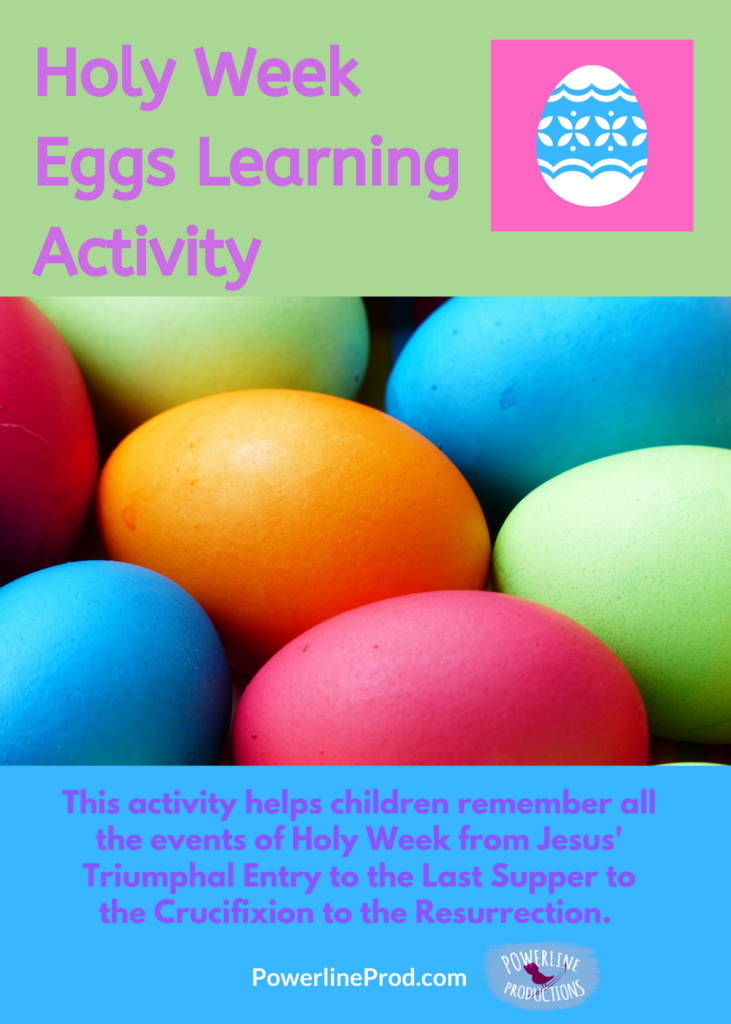 Holy Week Eggs Learning Activity Blog