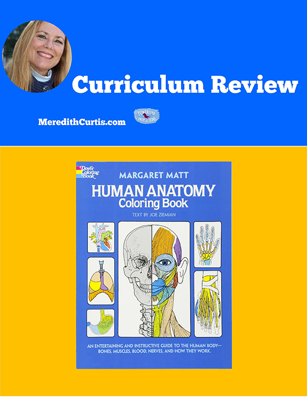 Curriculum Review Human Anatomy Coloring Book