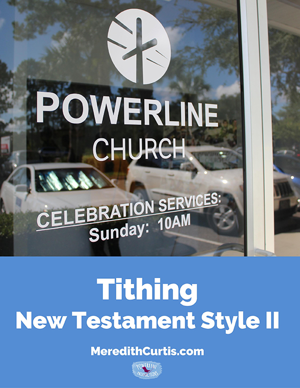 Tithing New Testament Style II