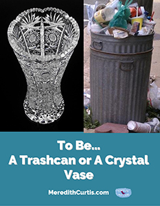 To Be A Trashcan or a Crystal Vase