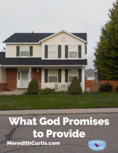 What God Promises to Provide