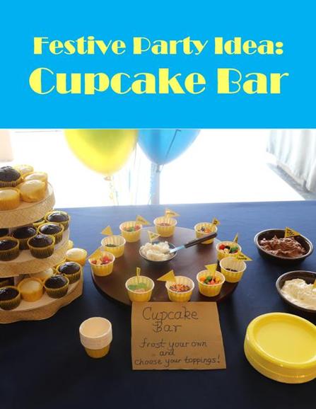 Festive Party Idea: Cupcake Bar Blog