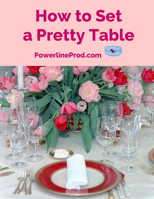 How to Set a Pretty Table Blog