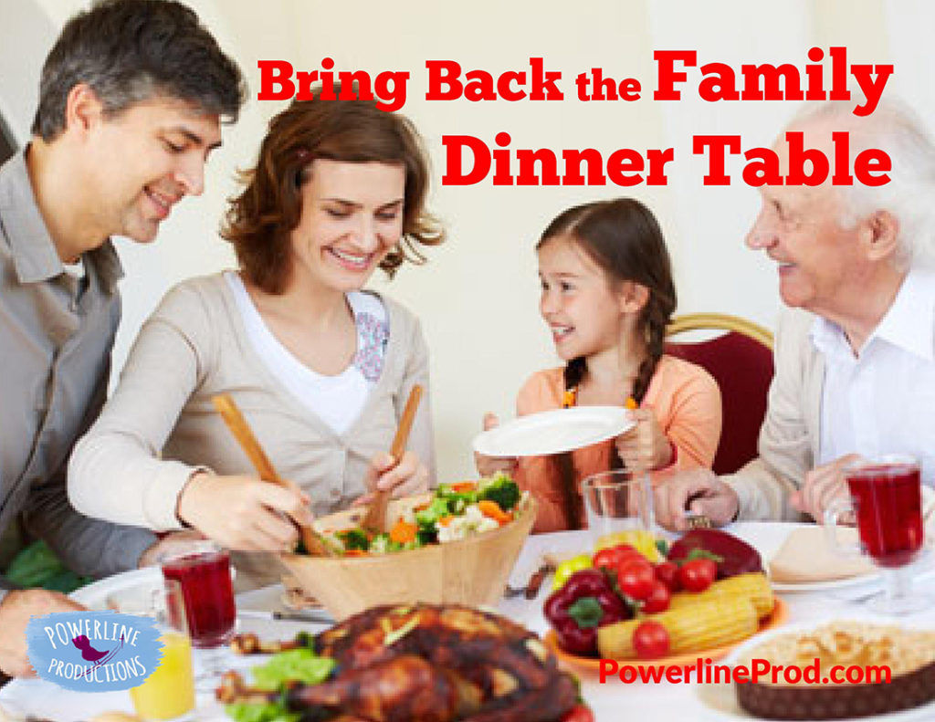 Bring Back the Family Dinner Table Blog