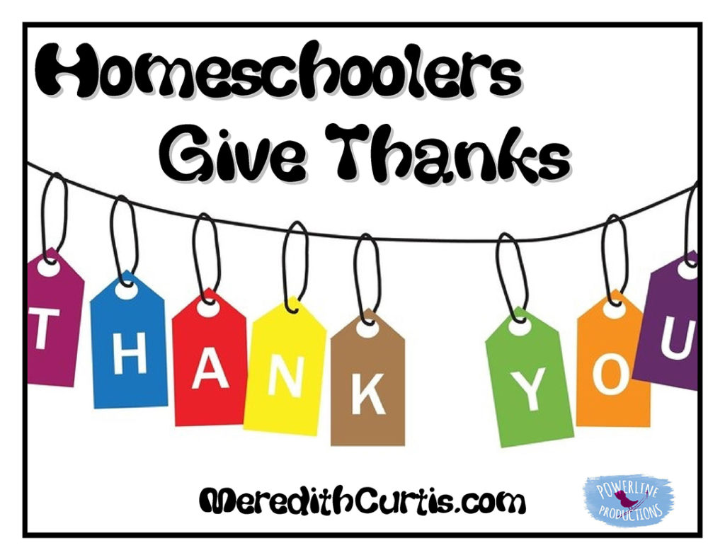 Homeschoolers Give Thanks