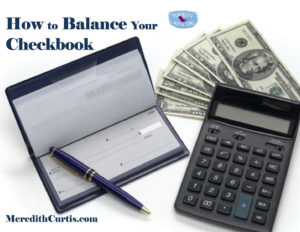 How to Balance your Checkbook
