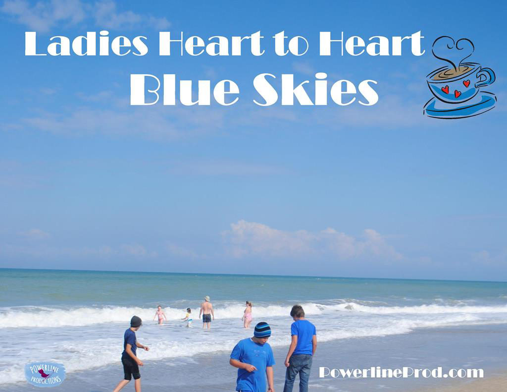 Ladies Heart to Heart Blue Skies