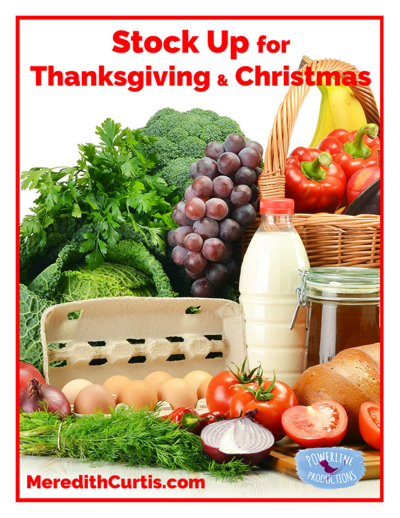 Stock Up for Thanksgiving and Christmas