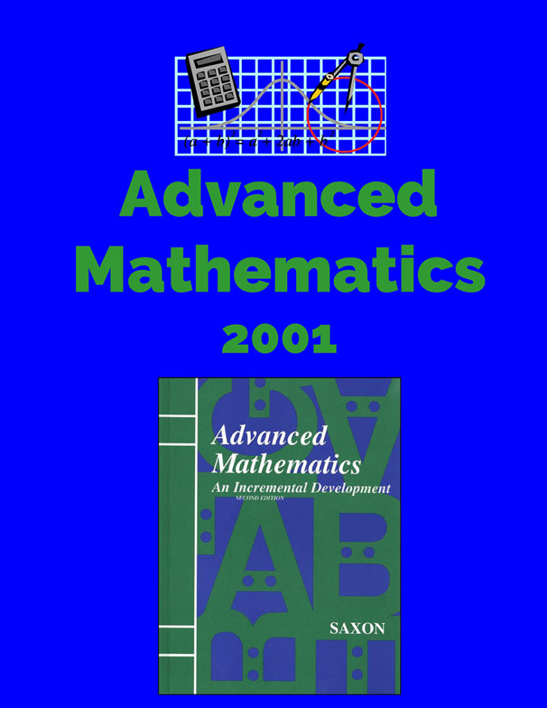 Advanced Mathematics Lesson Plans 2001 Saxon