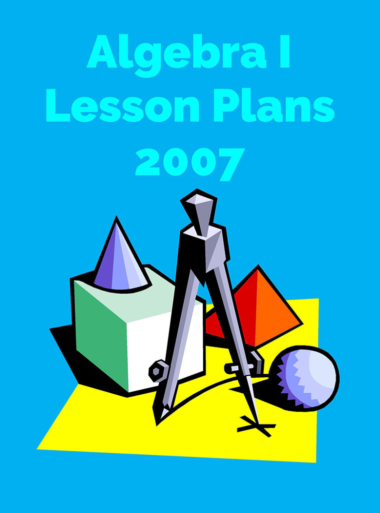 Algebra I Lesson Plans 2010