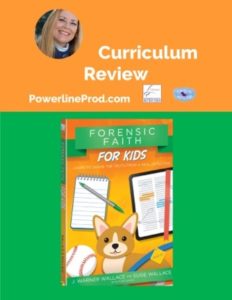 Homeschool Curriculum Review of Forensic Faith for Kids from David C Cook Case Makers Academy