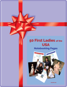 FC 50 1st Ladies of the USA Notebook Pages