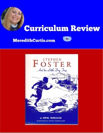 Homeschool Curriculum Review of Zeezok's Stephen Foster His Little Dog Tray