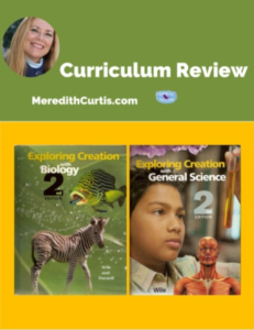 Homeschool Curriculum Review of Apologia Science Textbooks