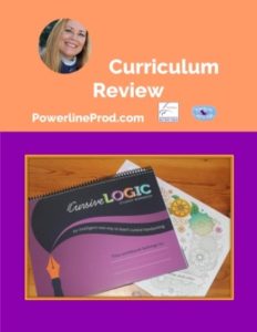 Homeschool Curriculum Review of Cursive Logic Handwriting Program
