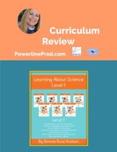 Homeschool Curriculum Review of Learning About Science Collection Level I from Write Bonnie Rose